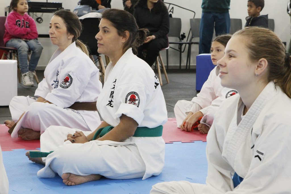 Projeto social Paranoá com alunos do instituto sensei dojo