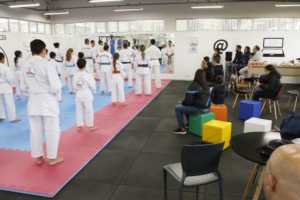 Projeto social Paranoá com alunos do instituto sensei dojo