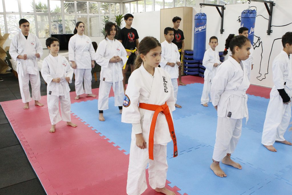 Projeto social Paranoá com alunos do instituto sensei dojo