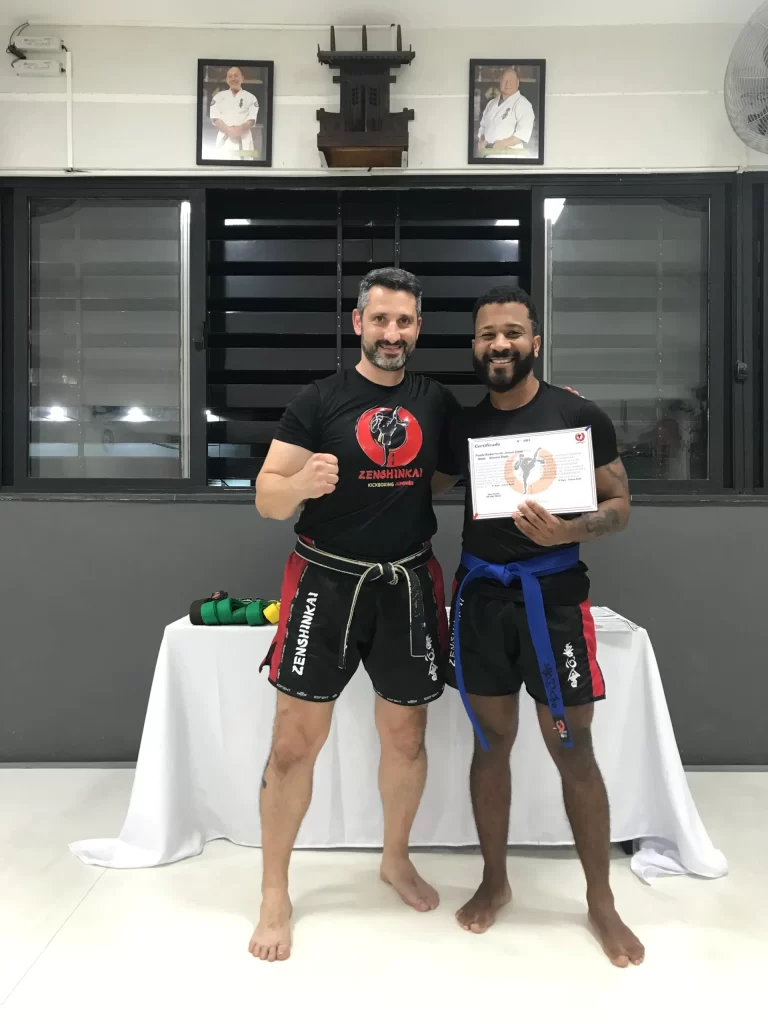 Graduacao de faixas do kickboxing do Sensei Dojo