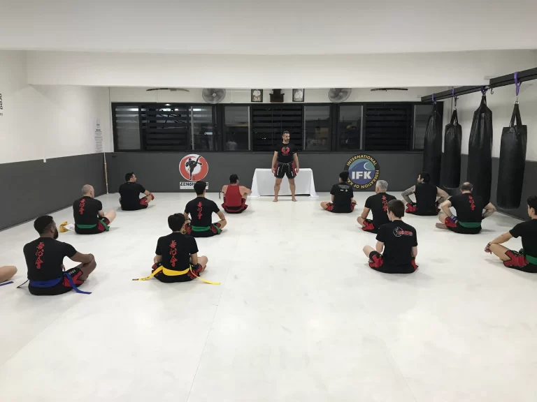 Graduacao de faixas do kickboxing do Sensei Dojo