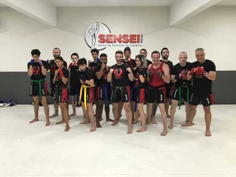 Graduacao de faixas do kickboxing do Sensei Dojo